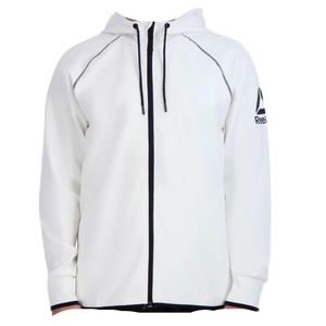 White Zip-up Hoodie